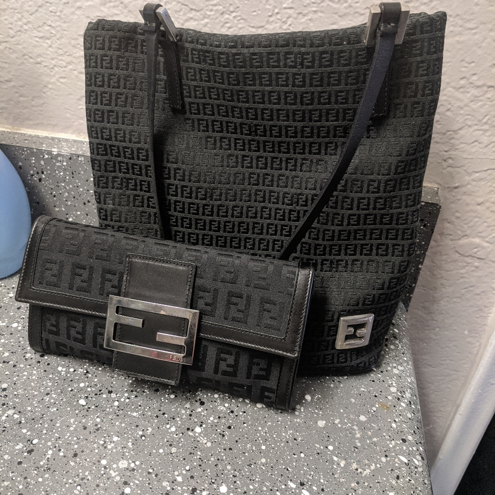 Fendi small tote and wallet